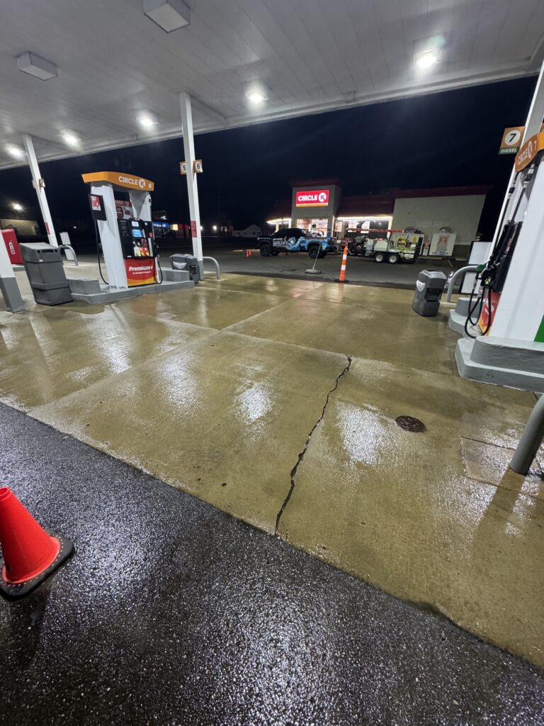 Concrete Cleaning & Gas Station Pressure Washing in Painesville OH