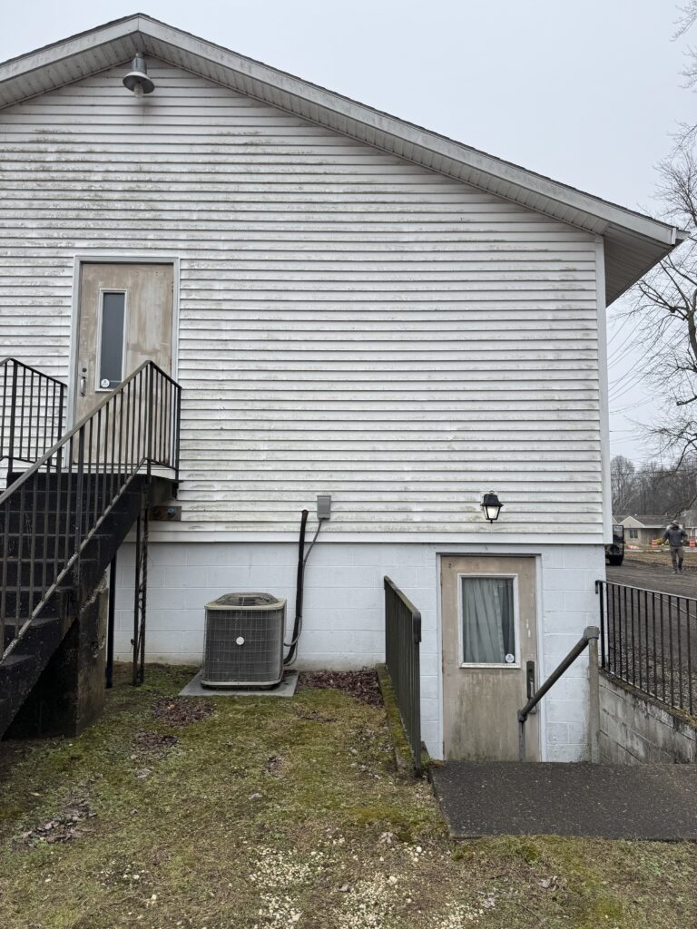 Before siding pressure washing in Geneva OH