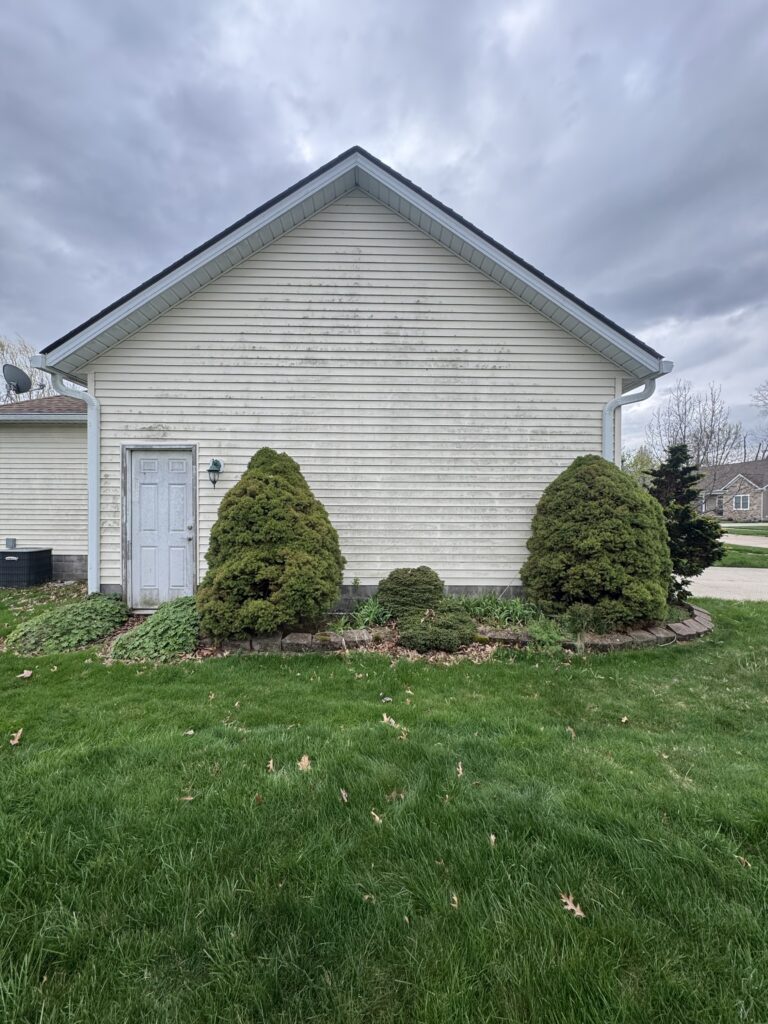 House Washing Before and After - by Wiley's Pressure washing in Mentor OH