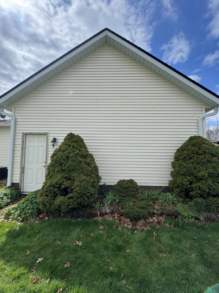 House Washing Before and After - by Wiley's Pressure washing in Mentor OH