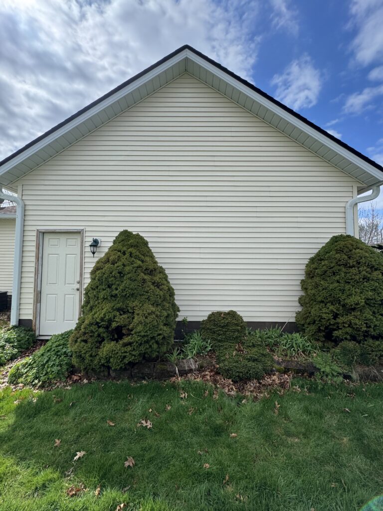 House Washing Before and After - by Wiley's Pressure washing in Mentor OH