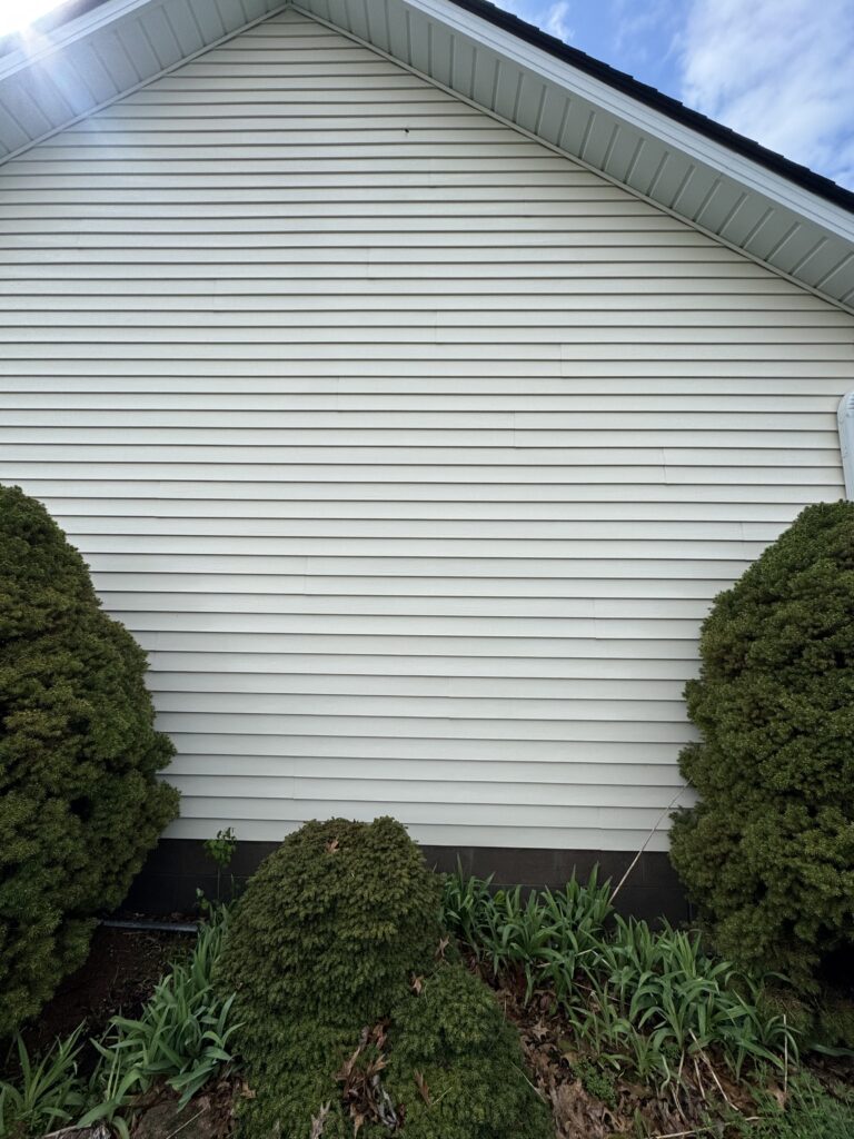 House Washing Before and After - by Wiley's Pressure washing in Mentor OH
