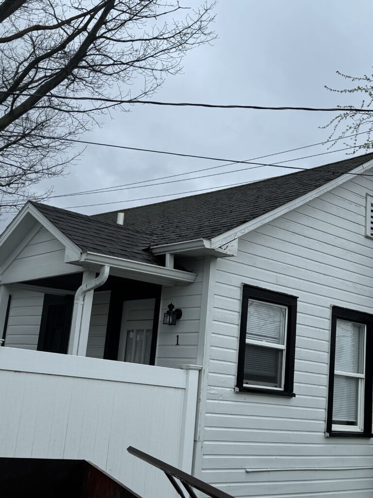 House Washing Before and After - by Wiley's Pressure washing in Thompson OH