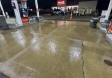 Concrete cleaning & gas station pressure washing in painesville, oh. This shows what concrete lot can look like after a cleaning from wiley's pressure washing services&nbsp;