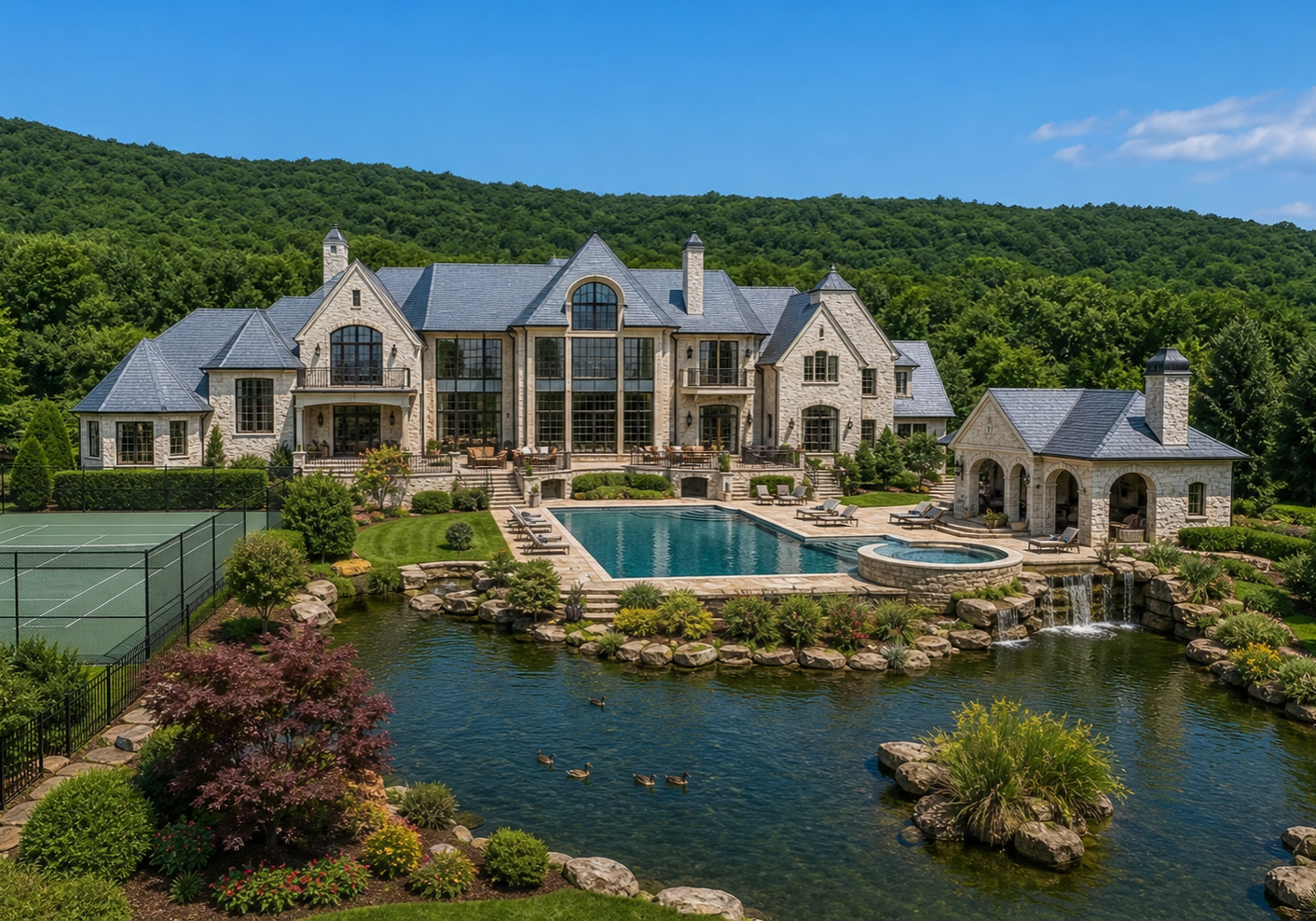 Luxury hardscape cleaning by qualitypro power washing in signal mountain tn